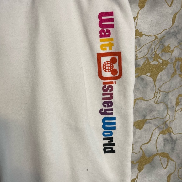 Disney Women's Hoodie and Sweatpants Walt Disney World Retro Stripe Two Piece - Picture 11 of 11